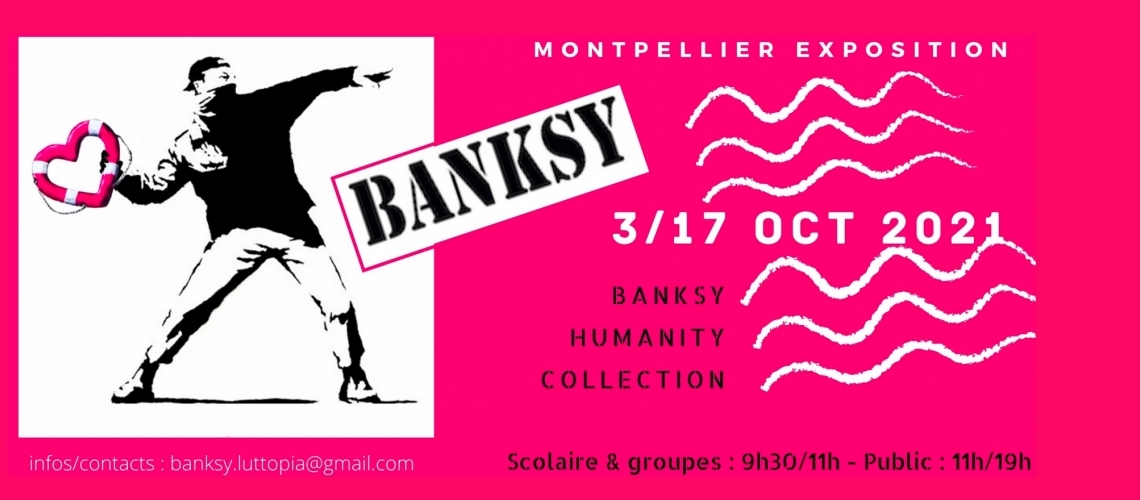 Banksy exposé à montpellier !